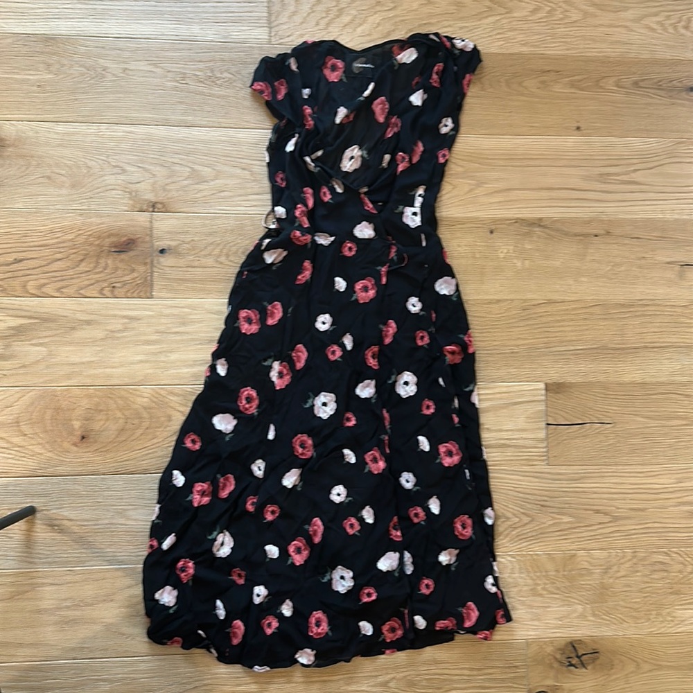 Reformation maxi wrap dress